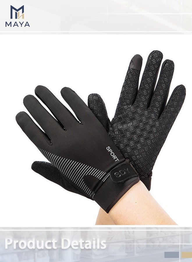 Maya XL Workout Gloves, Full Palm Protection & Extra Grip, Gym Fishing Fencing Gloves for Weight Lifting, Training, Fitness, Exercise (Men & Women) - Image 5